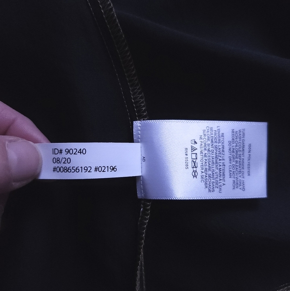 NWT Express Gold Foiled Long Balloon Sleeve Top. Sz. M - Picture 4 of 11